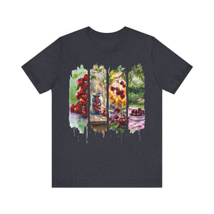 Cherry Brushstroke Graphic Tee