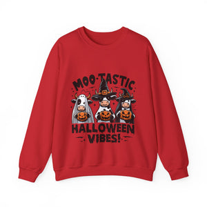 Moo-Tastic Halloween Vibes Sweatshirt