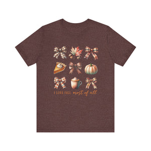 I Love Fall Most Of All - Graphic Tee