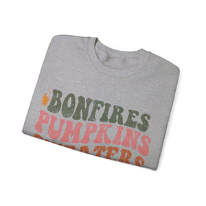 Bonfires Pumpkins Sweaters Football - Sweatshirt