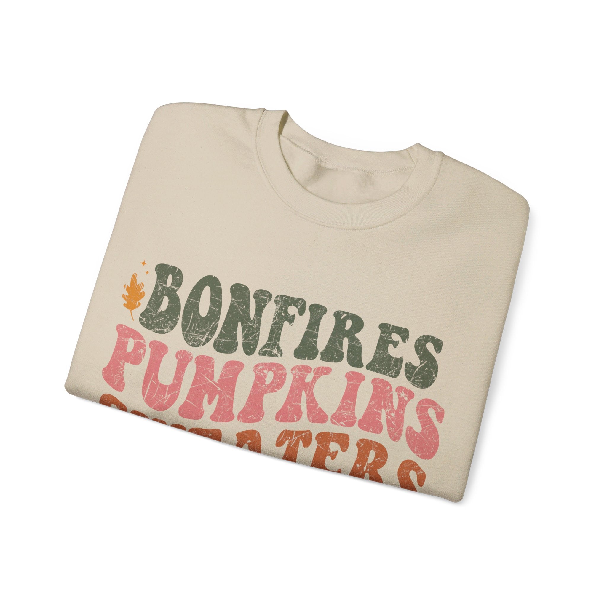 Bonfires Pumpkins Sweaters Football - Sweatshirt