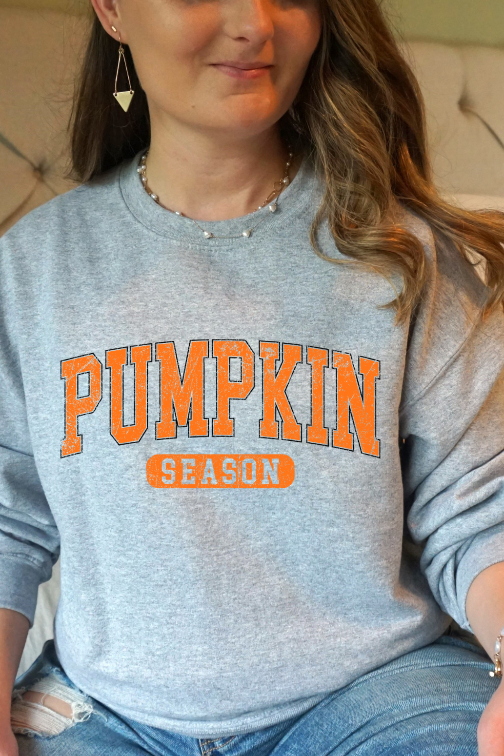 Cozy Pumpkin Season Sweatshirt – Perfect Fall Shirt for Autumn Lovers