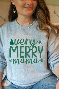 Very Merry Mama Graphic Sweatshirt