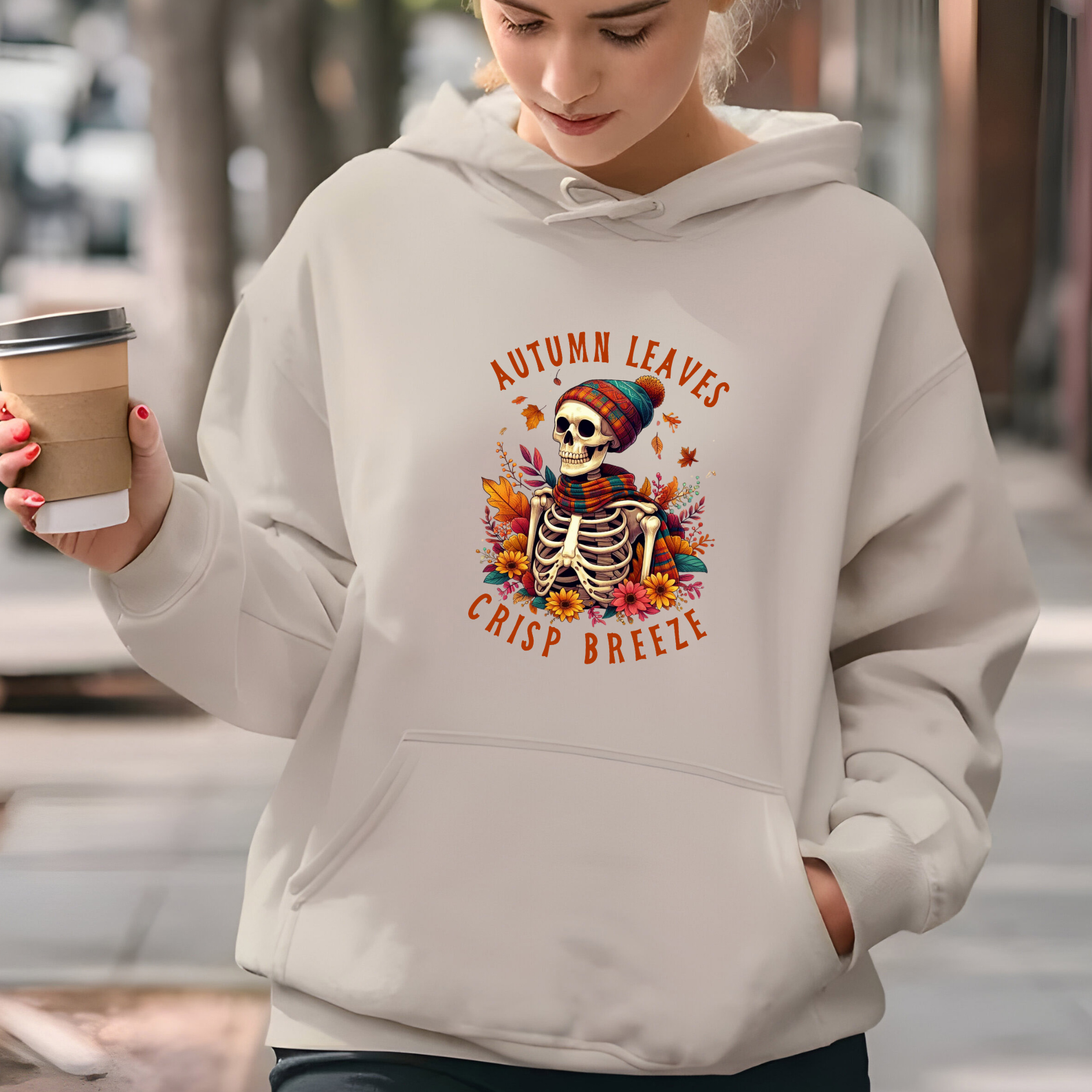 Autumn Leaves Crisp Breeze - Hoodie