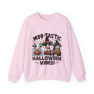 Moo-Tastic Halloween Vibes Sweatshirt