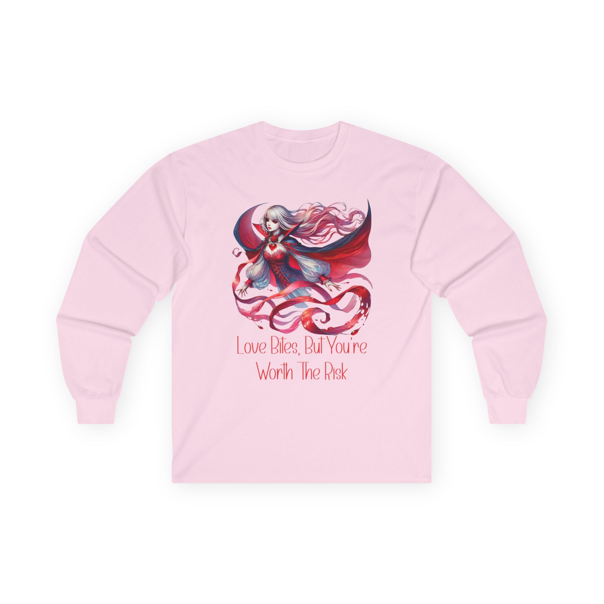 Love Bites But You're Worth The Risk - Long Sleeve Graphic Tee