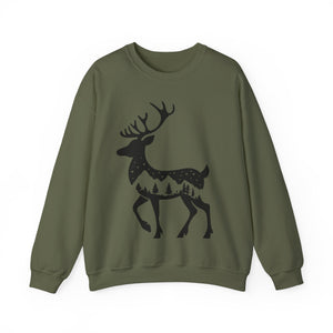 Winter Deer - Graphic Sweatshirt