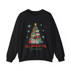 All Booked for Christmas Graphic Sweatshirt