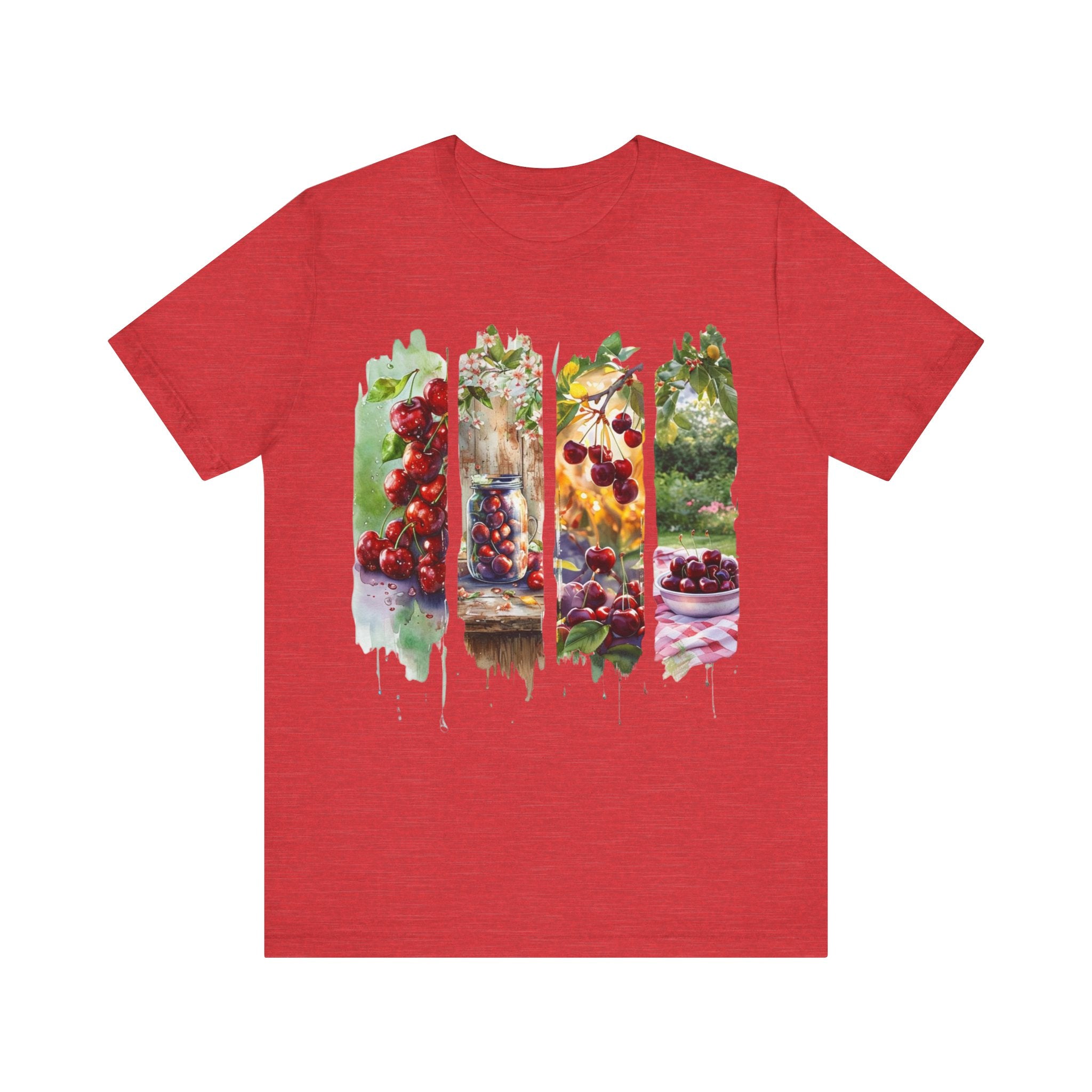 Cherry Brushstroke Graphic Tee