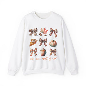 I Love Fall Most Of All - Graphic Sweatshirt