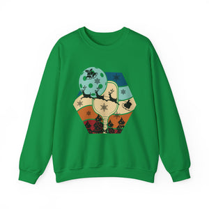 Pickleball Christmas Graphic Sweatshirt