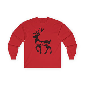 Winter Deer - Graphic Long Sleeve Tee