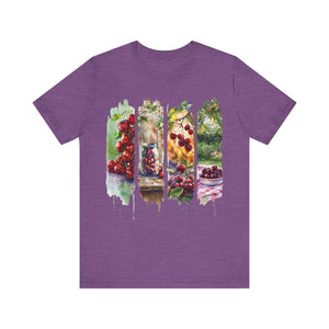 Cherry Brushstroke Graphic Tee