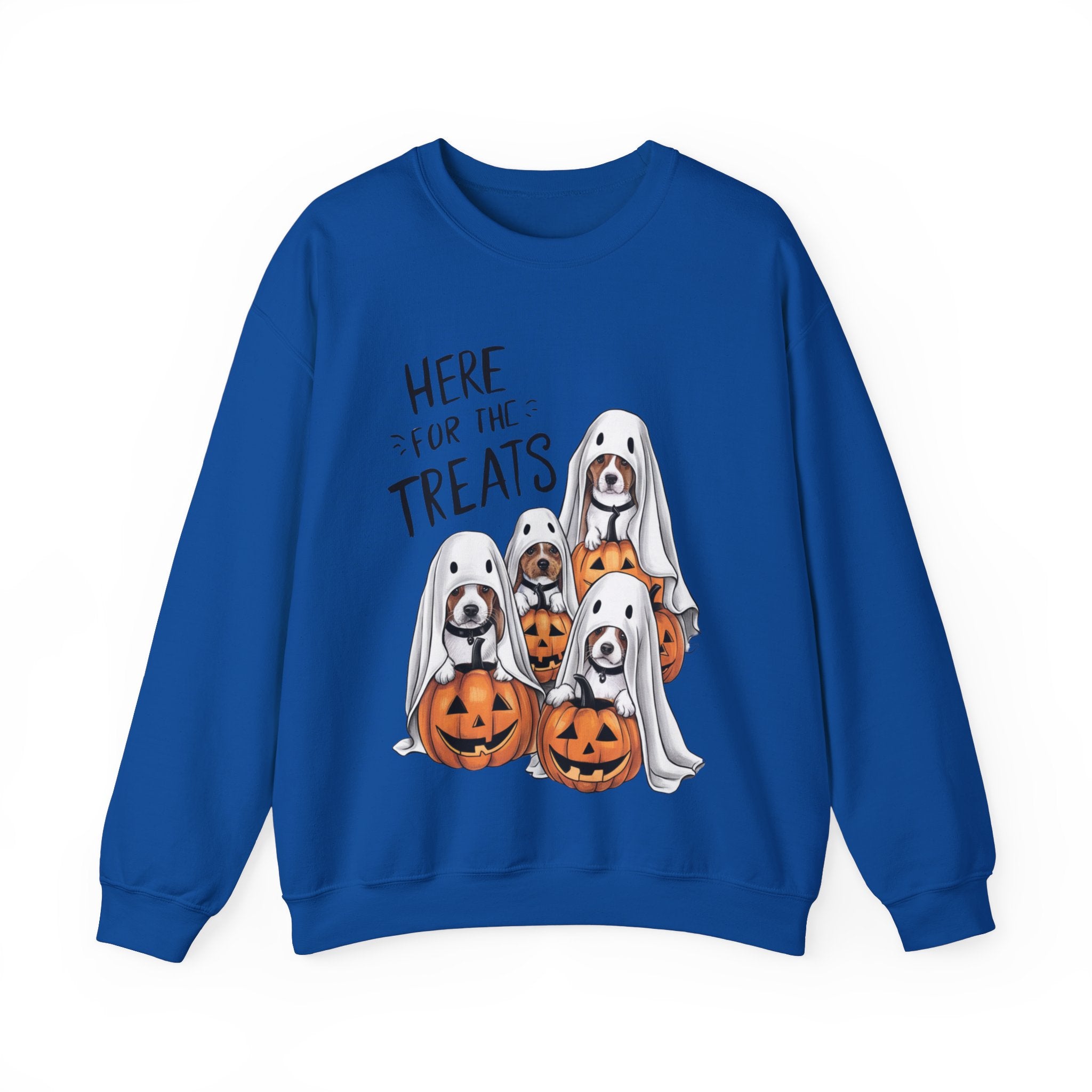 Here For The Treats Dog Halloween Sweatshirt