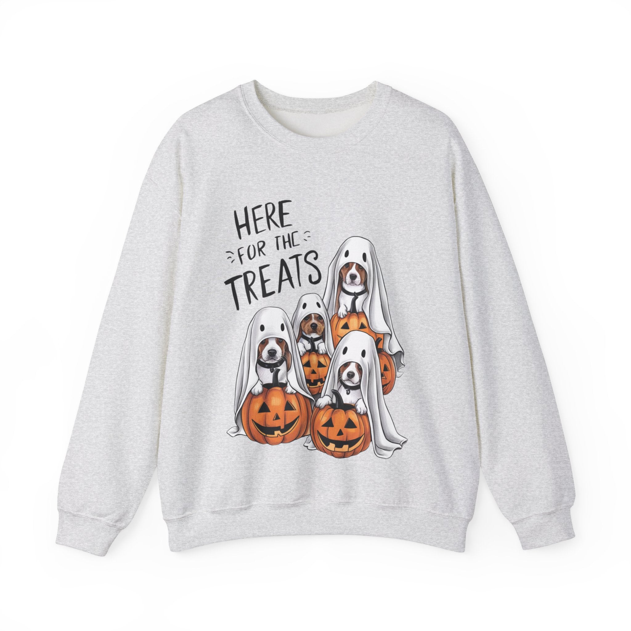 Here For The Treats Dog Halloween Sweatshirt