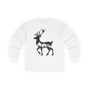 Winter Deer - Graphic Long Sleeve Tee
