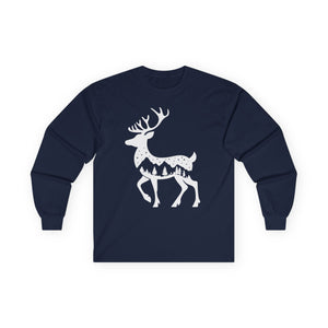 Winter Deer - Graphic Long Sleeve Tee