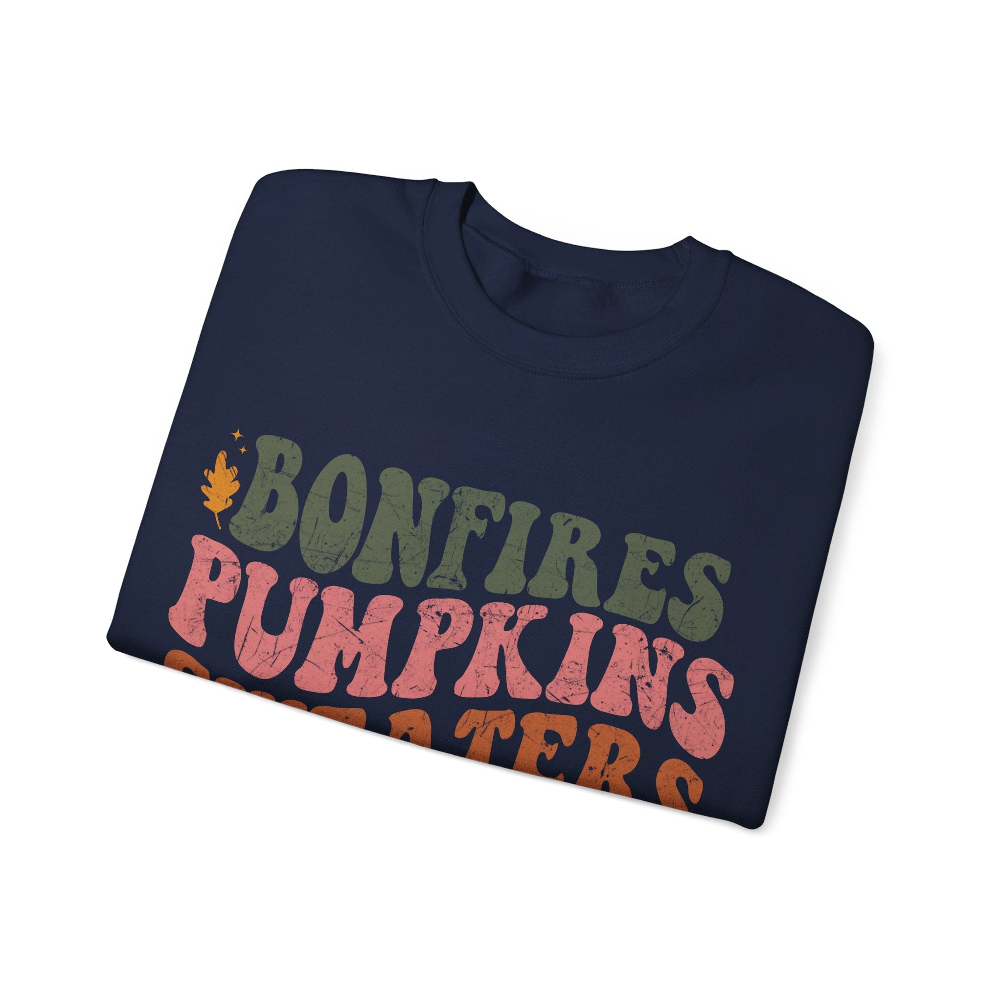 Bonfires Pumpkins Sweaters Football - Sweatshirt