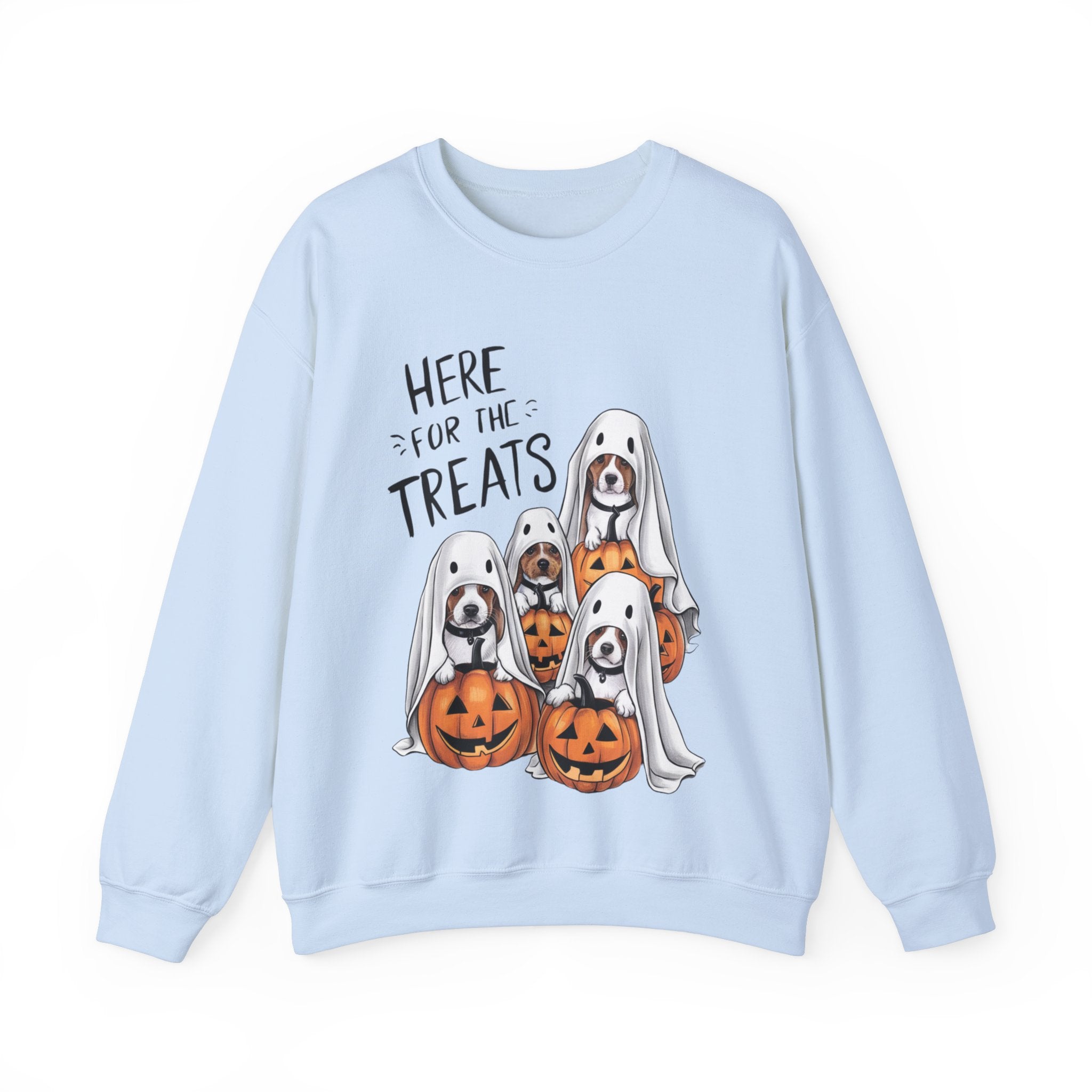 Here For The Treats Dog Halloween Sweatshirt