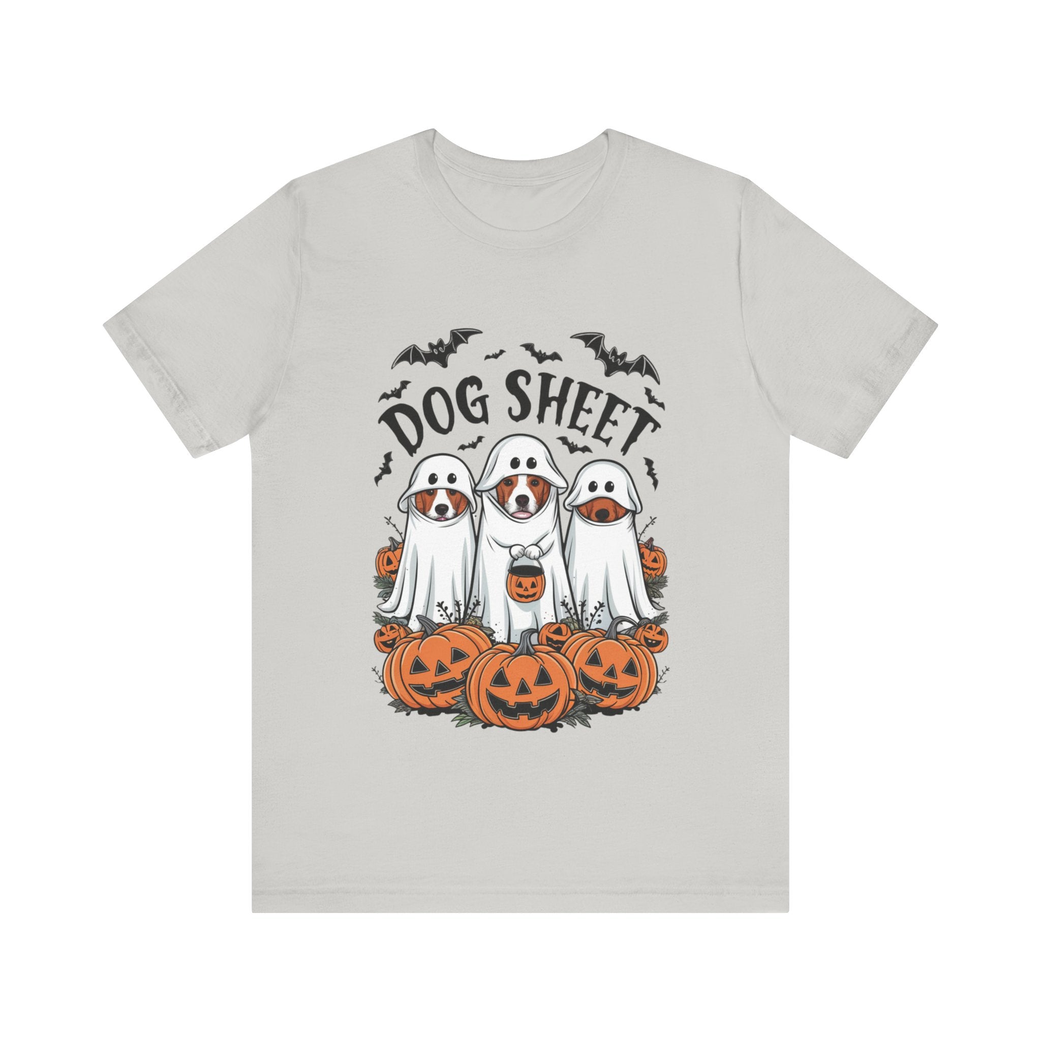 Spooky Halloween Dog Sheet Graphic Tee