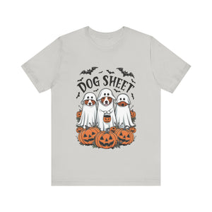 Spooky Halloween Dog Sheet Graphic Tee