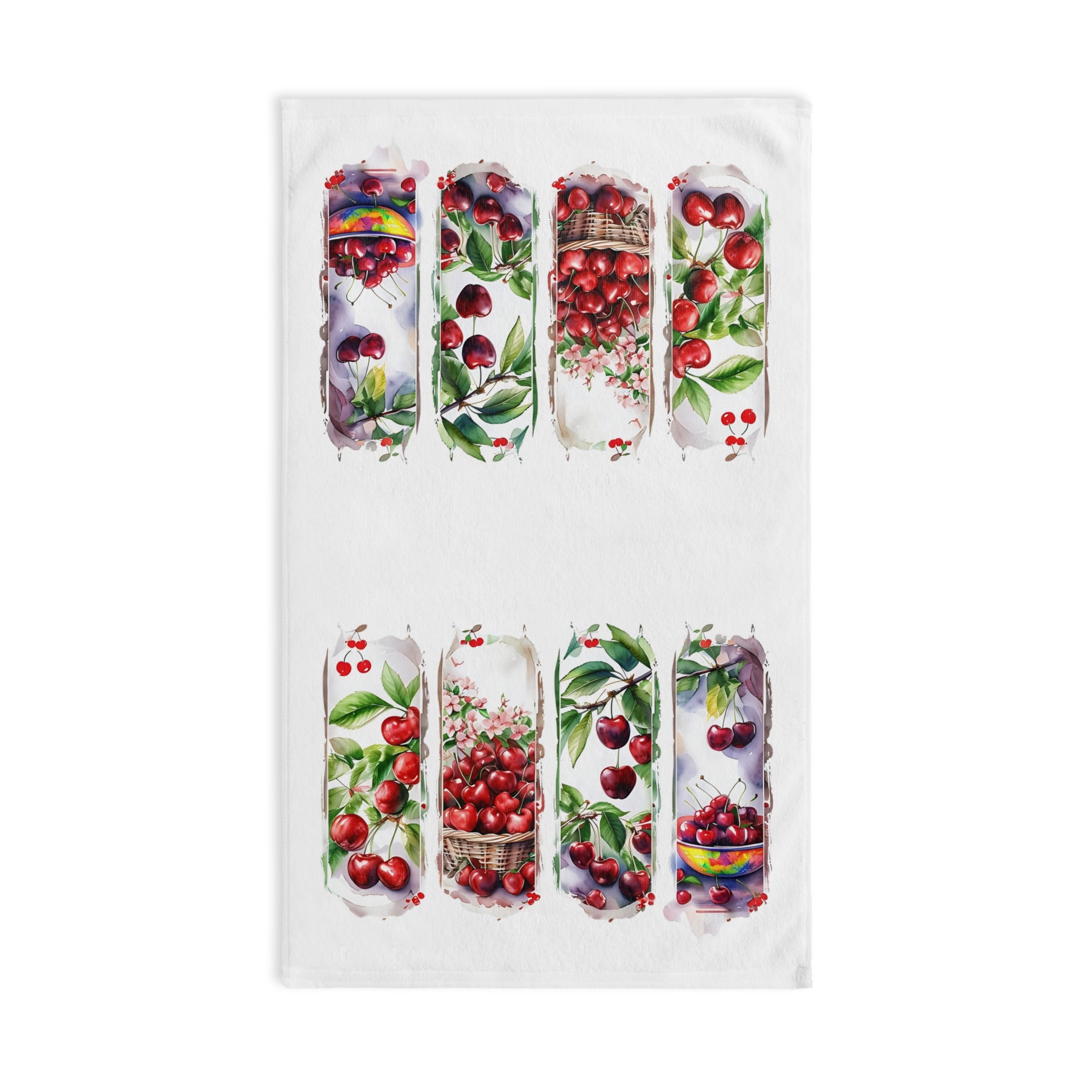 Hand Towel Cherry Brushstroke