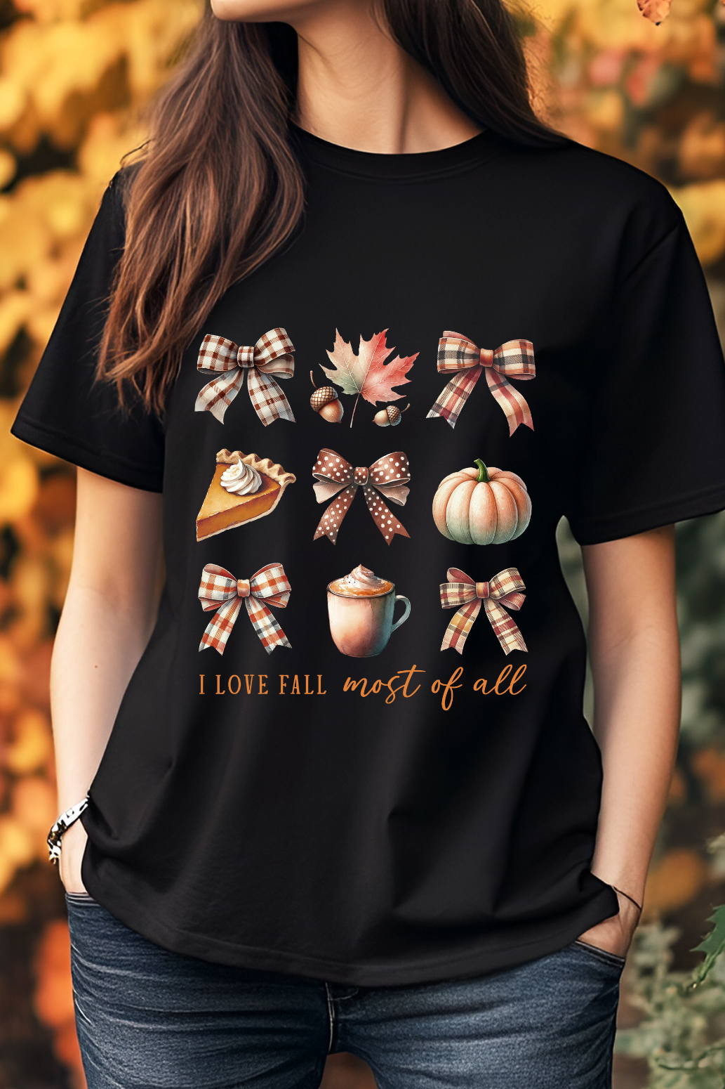 I Love Fall Most Of All - Graphic Tee