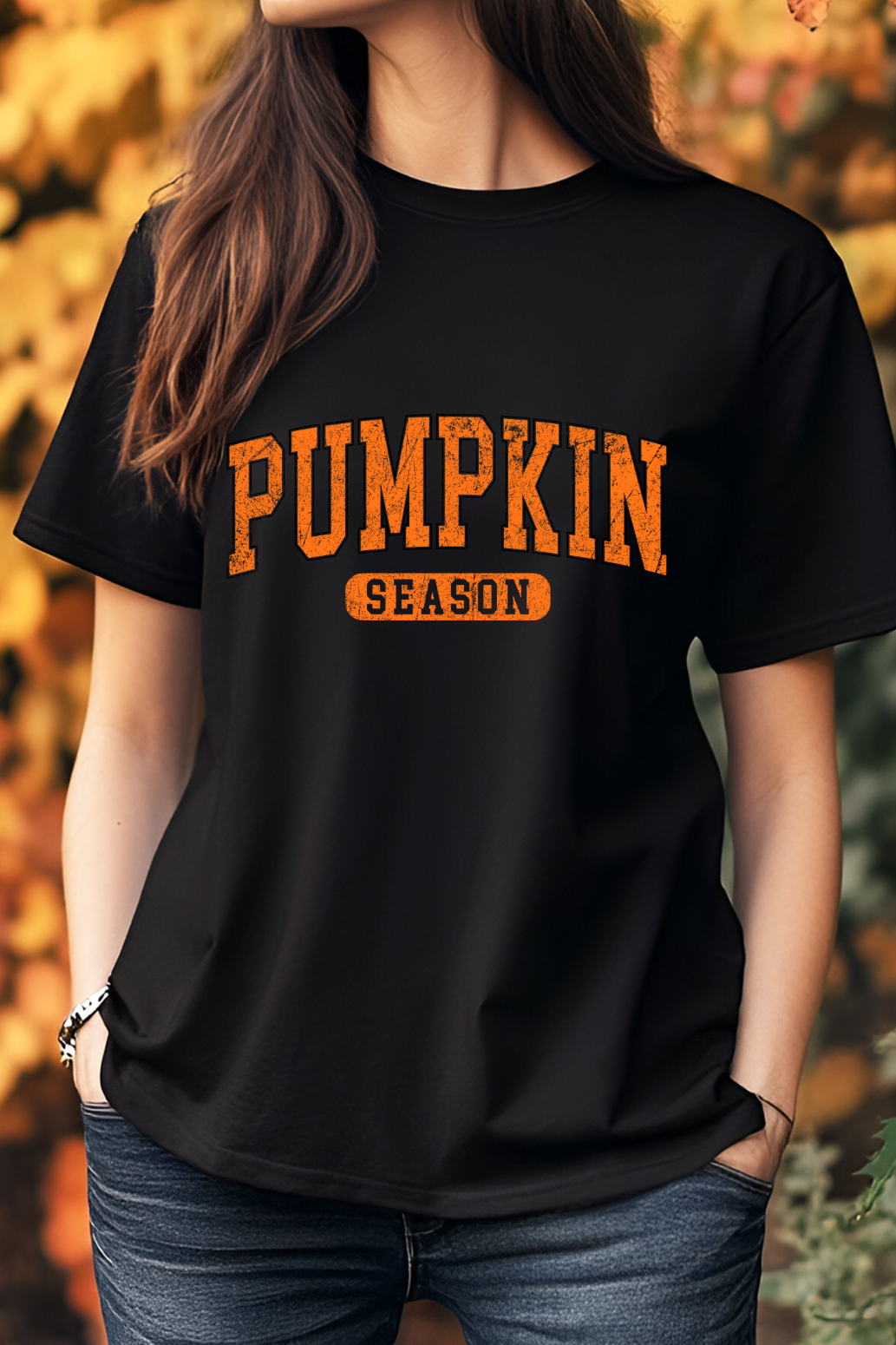 Cozy Pumpkin Season Graphic Tee – Perfect Fall Shirt for Autumn Lovers