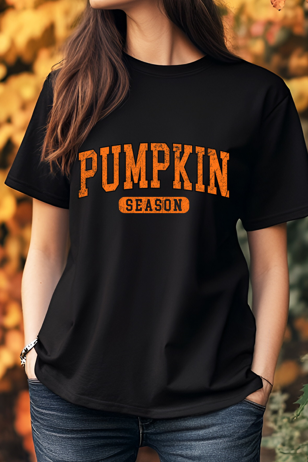 Cozy Pumpkin Season Graphic Tee – Perfect Fall Shirt for Autumn Lovers