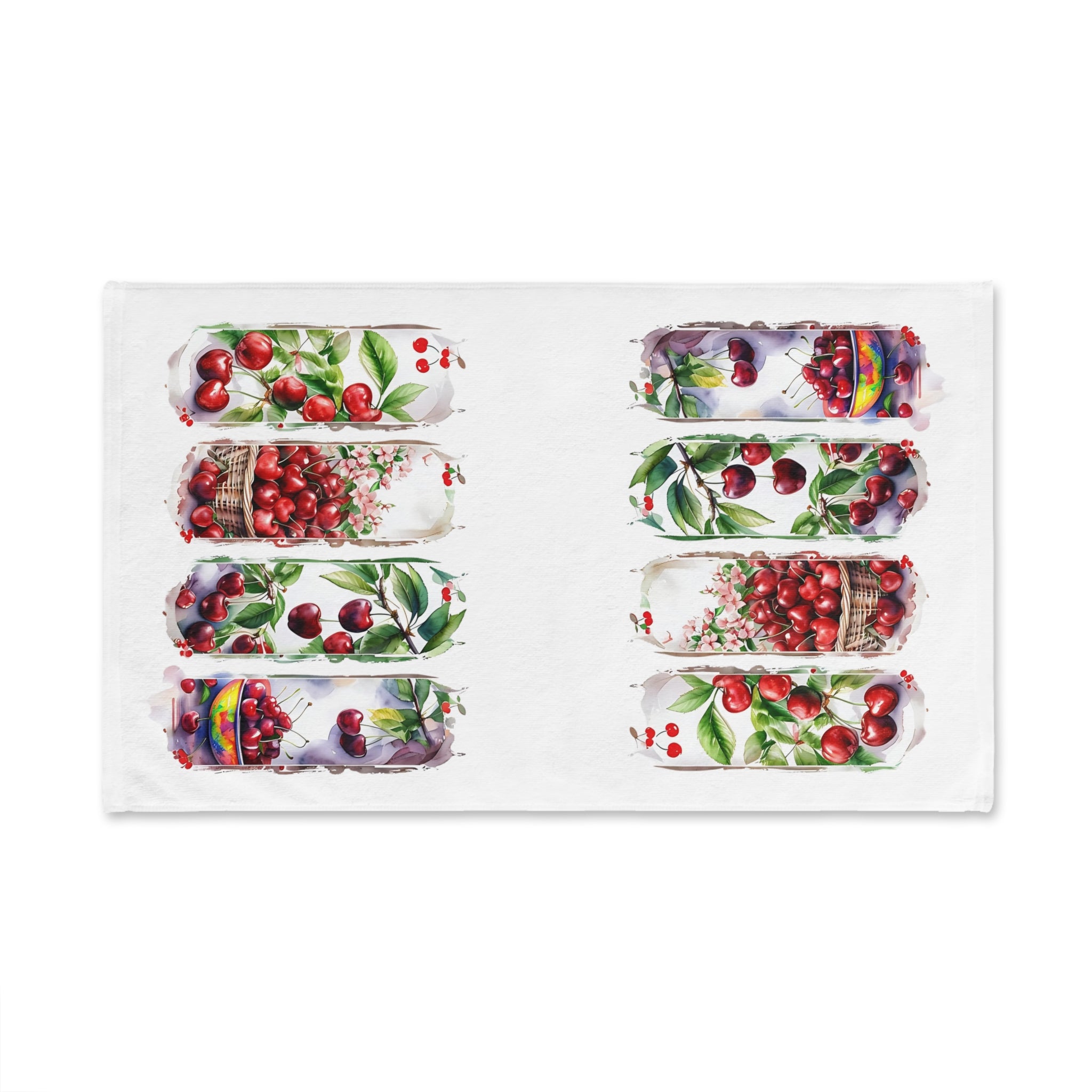 Hand Towel Cherry Brushstroke