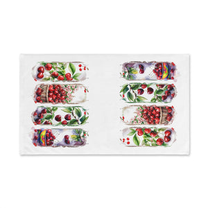 Hand Towel Cherry Brushstroke