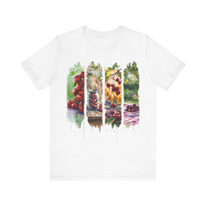 Cherry Brushstroke Graphic Tee