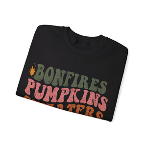 Bonfires Pumpkins Sweaters Football - Sweatshirt