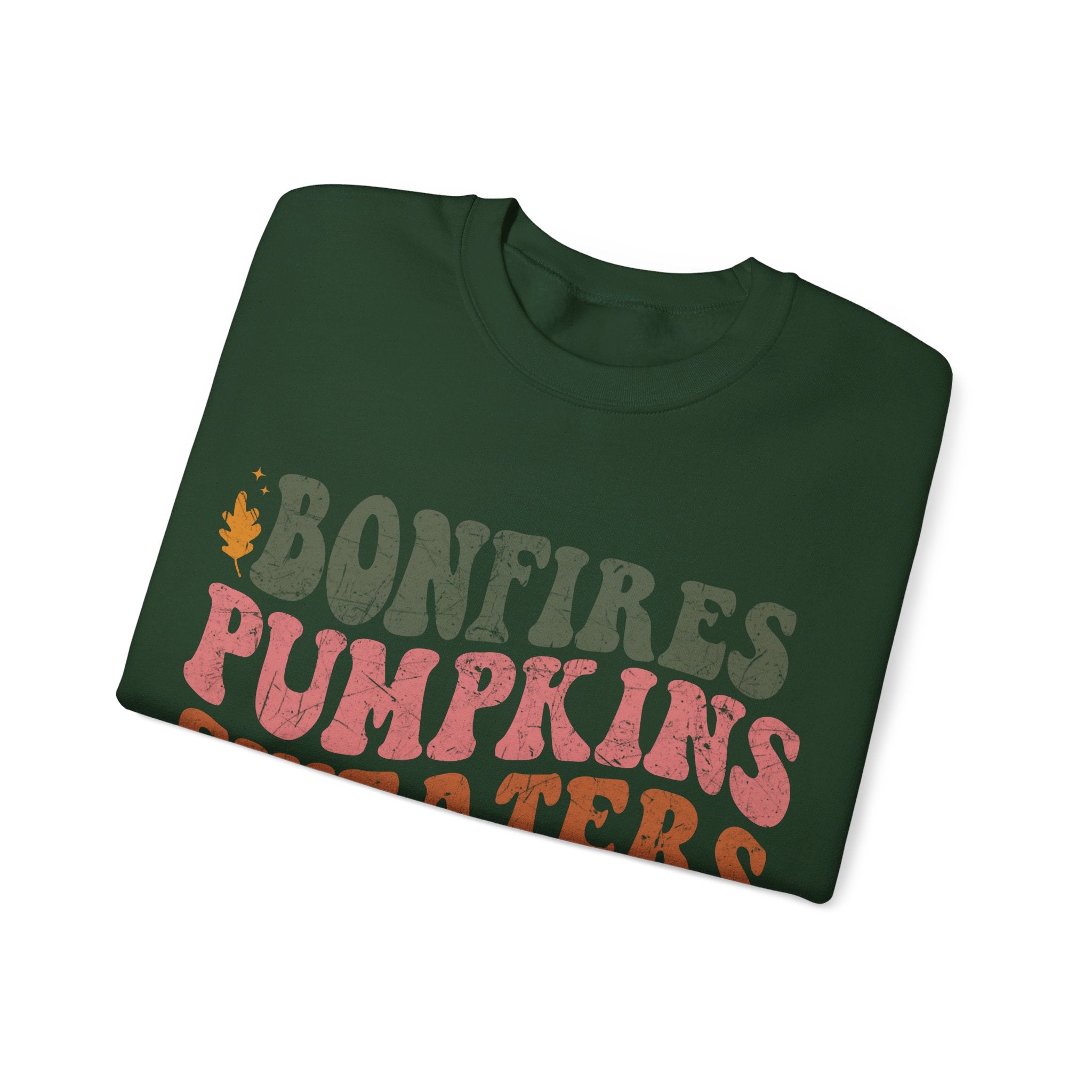 Bonfires Pumpkins Sweaters Football - Sweatshirt