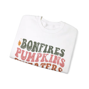 Bonfires Pumpkins Sweaters Football - Sweatshirt