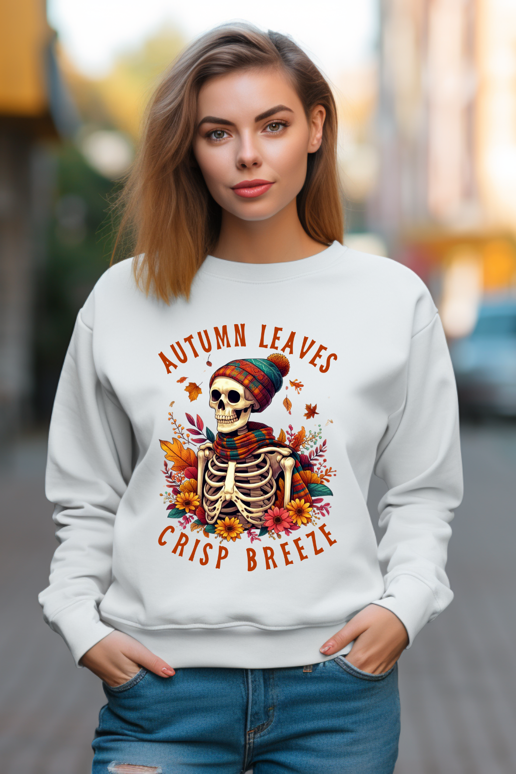 Autumn Leaves Crisp Breeze - Hoodie