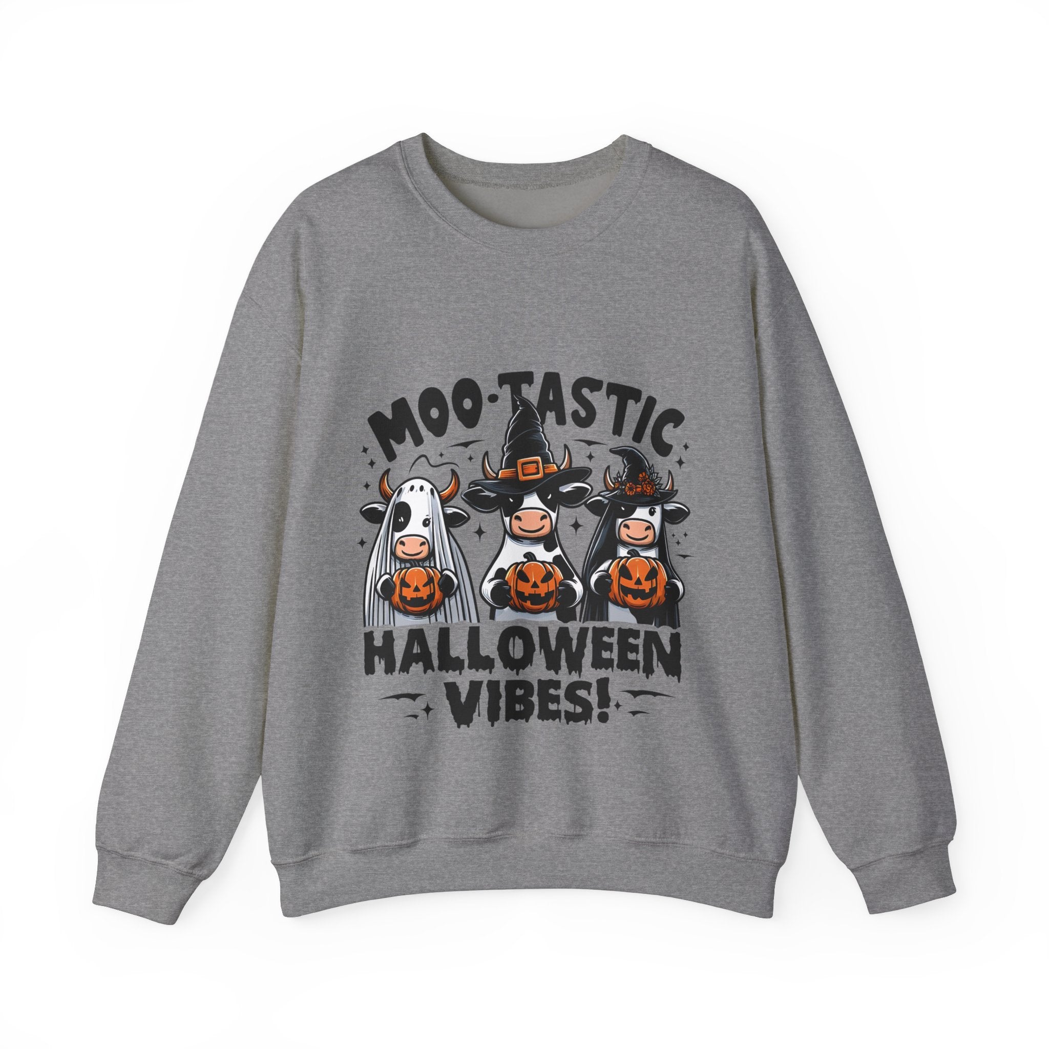 Moo-Tastic Halloween Vibes Sweatshirt