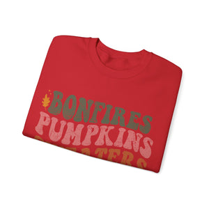 Bonfires Pumpkins Sweaters Football - Sweatshirt