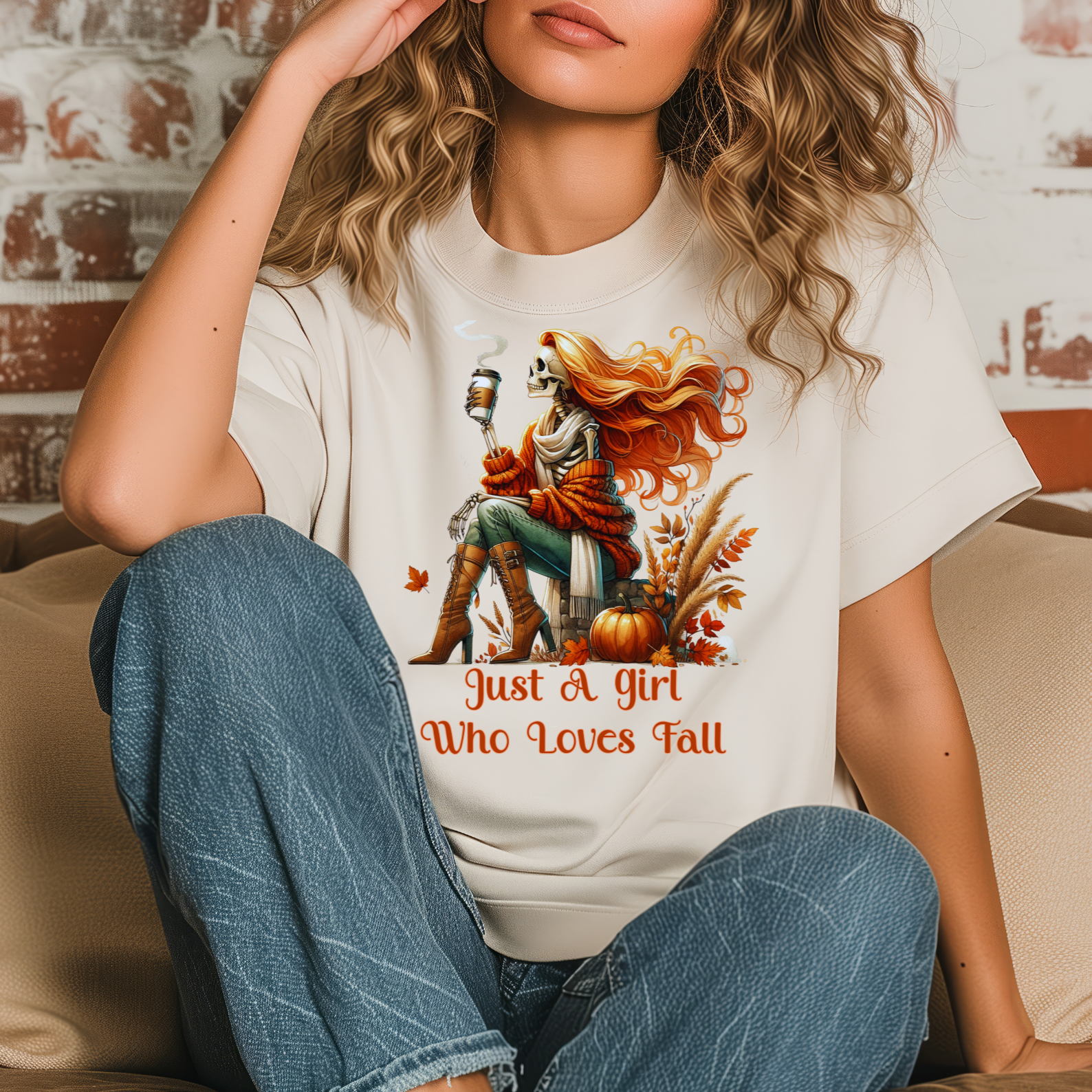 Just A Girl Who Loves Fall - Graphic Tee