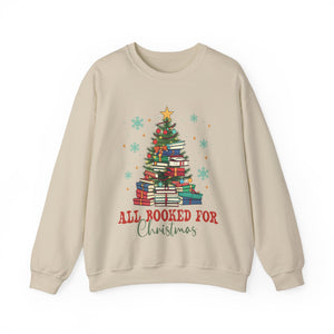 All Booked for Christmas Graphic Sweatshirt