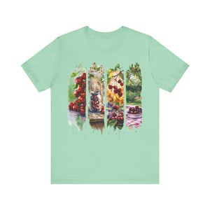 Cherry Brushstroke Graphic Tee