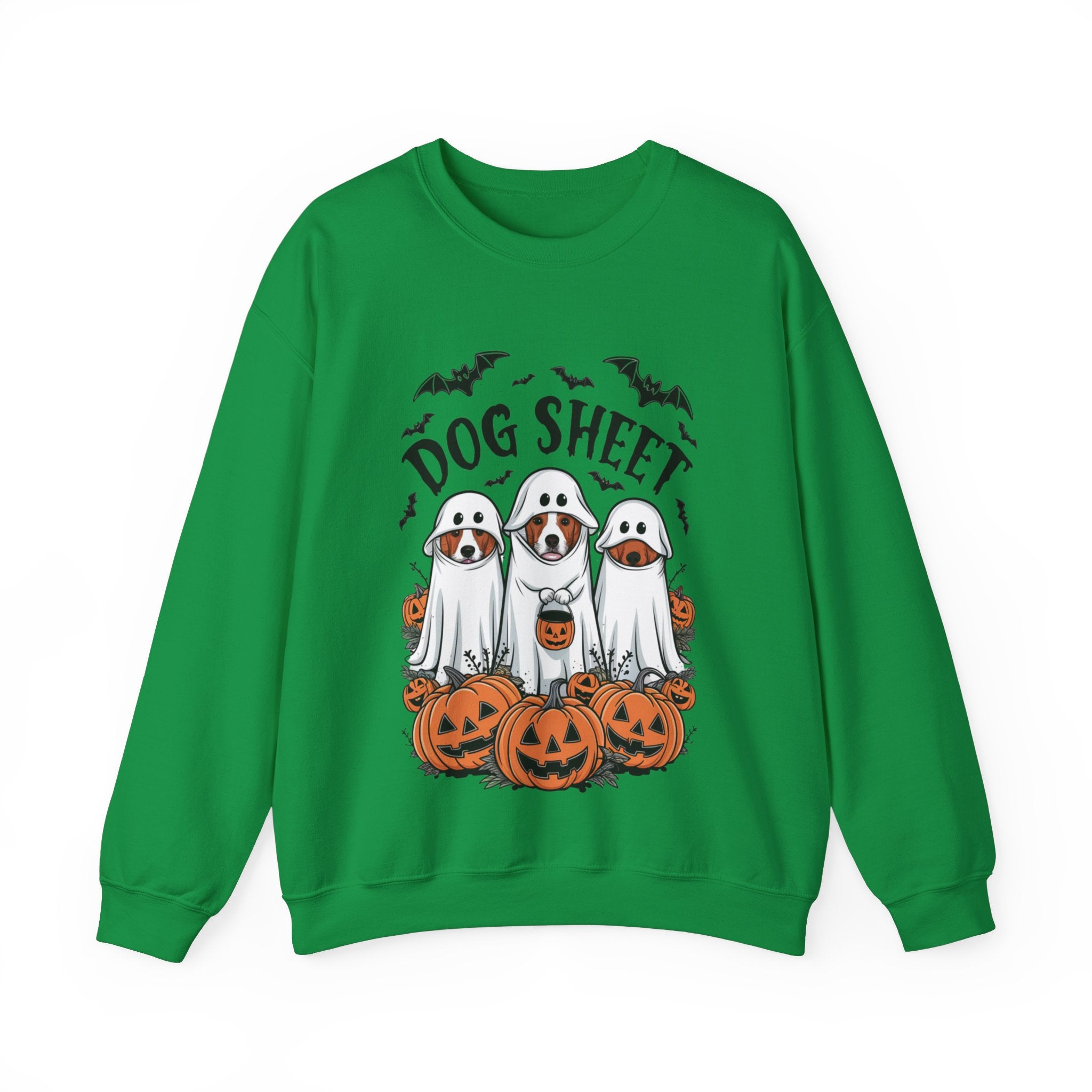 Spooky Halloween Dog Sheet Sweatshirt