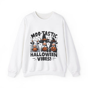 Moo-Tastic Halloween Vibes Sweatshirt