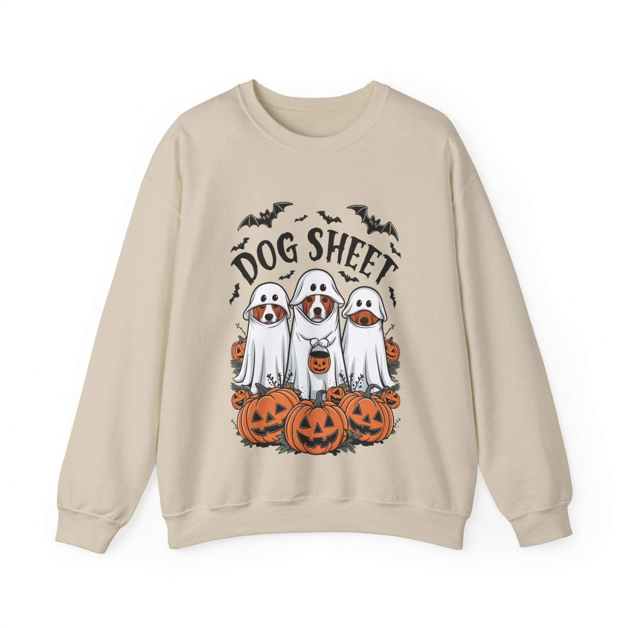 Spooky Halloween Dog Sheet Sweatshirt