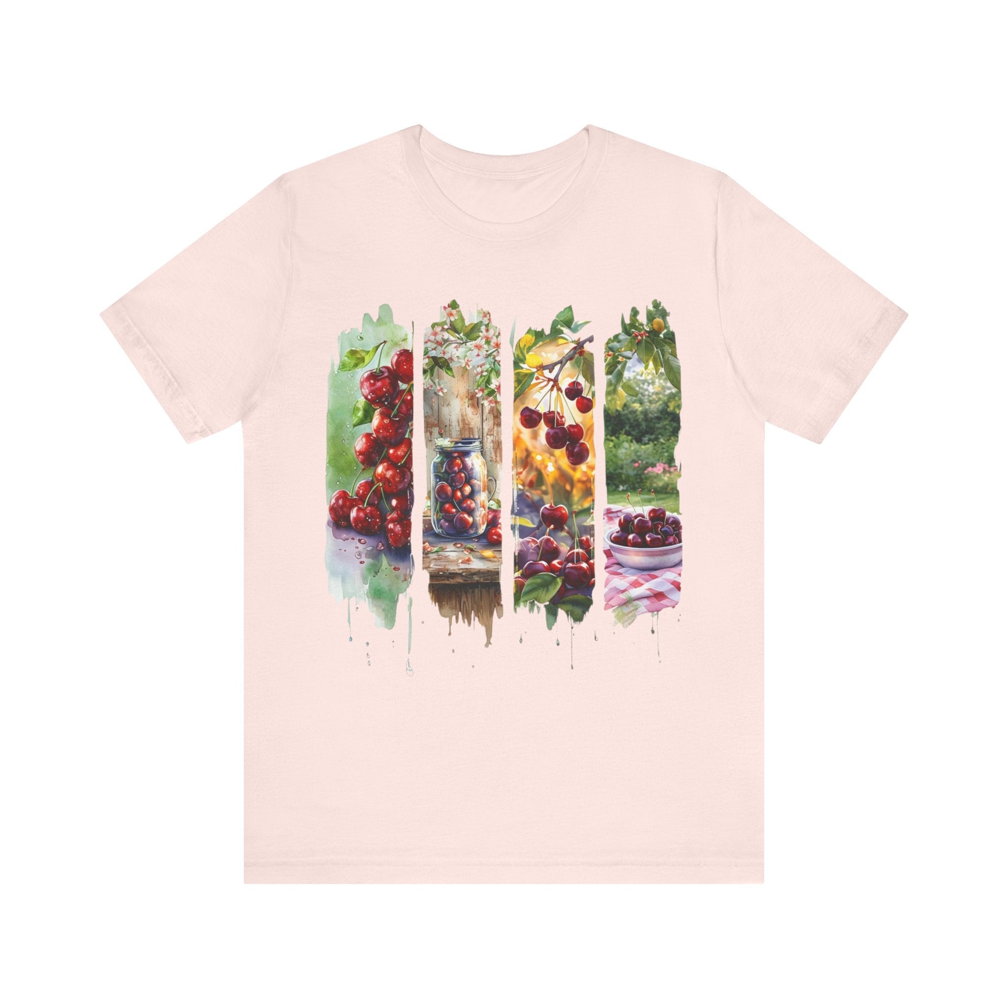 Cherry Brushstroke Graphic Tee