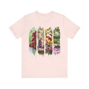 Cherry Brushstroke Graphic Tee