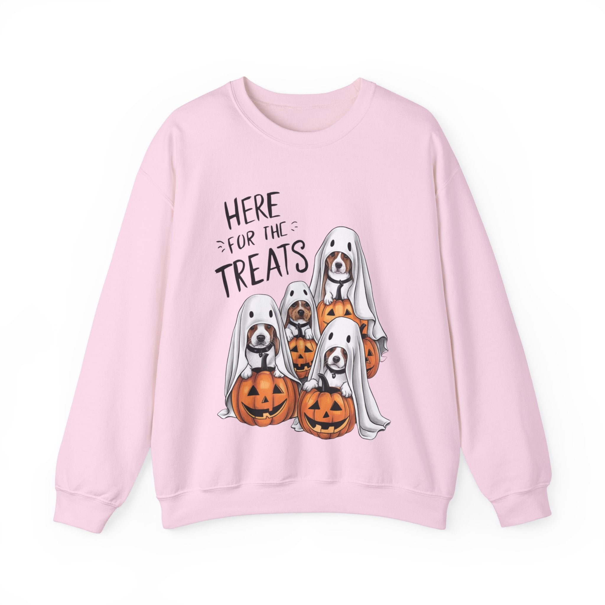 Here For The Treats Dog Halloween Sweatshirt