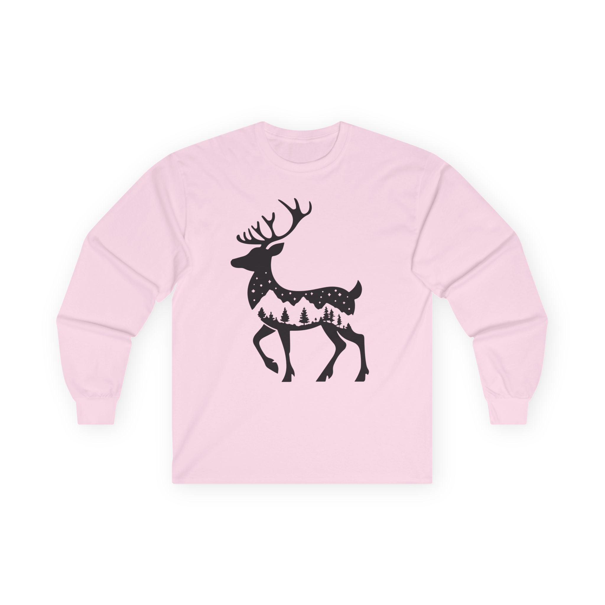 Winter Deer - Graphic Long Sleeve Tee