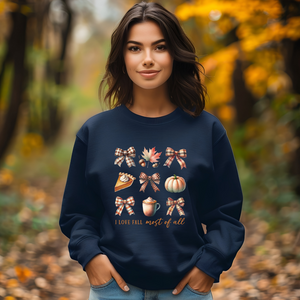 I Love Fall Most Of All - Graphic Sweatshirt