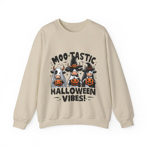 Moo-Tastic Halloween Vibes Sweatshirt